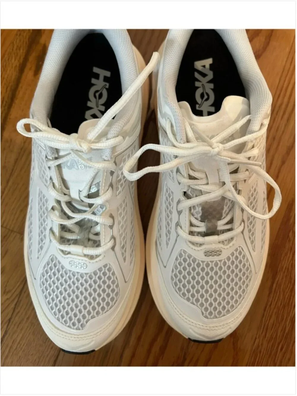 NEW HOKA Clifton One9 Sneakers White athletic shoes women’s size 9 New, no box